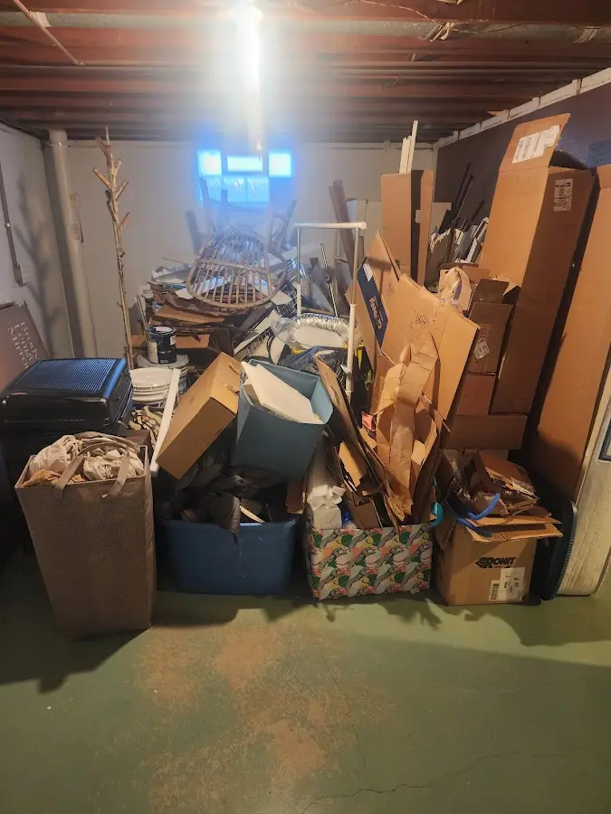 Roll-off dumpster container at job site for Yard Waste Dumpster Rental in Nederland